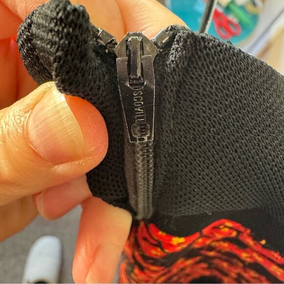 Vintage 60s Rae Dolls Red & Black Long Sleeved Turtleneck Maxi Dress Size Medium - Picture 6 of 6